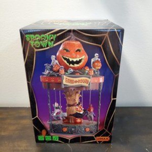 NIB Lemax Eerie-Go-Round Halloween Village Decor - Picture 5 of 7
